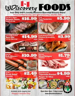 Discovery Foods flyer (valid until 5-07)