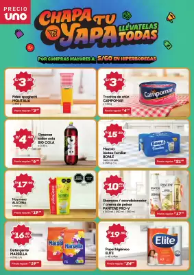 Catálogo Hiperbodega Precio Uno (válido hasta 16-07)