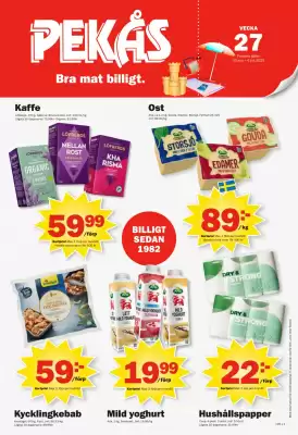 Pekås reklamblad