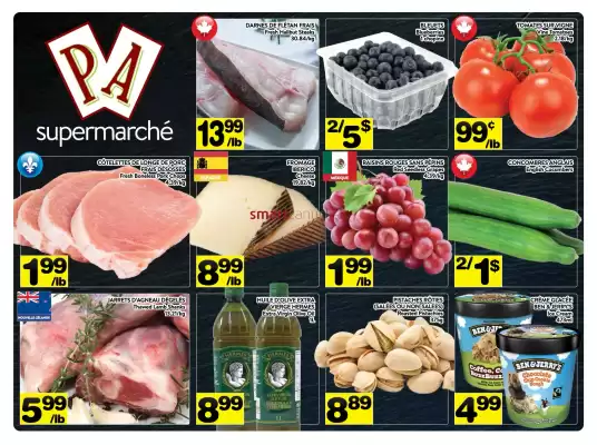 Supermarché PA flyer (valid until 6-07)