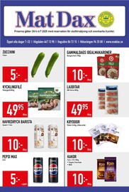 Matdax reklamblad vecka 27 Sida 1