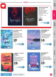 Catalogue E.Leclerc Espace Culturel page 25