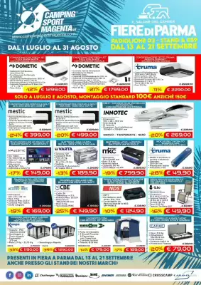 Volantino Camping Sport Magenta (valido fino al 31-08)