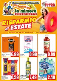 Volantino La Mimosa Supermercati Pagina 1