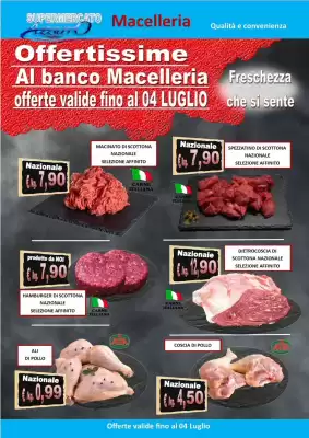 Volantino Supermercato Azzurro (valido fino al 4-07)