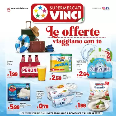 Volantino Supermercati Vinci (valido fino al 13-07)