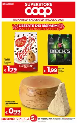 Volantino Coop Superstore Radenza (valido fino al 10-07)