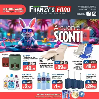 Volantino Franzy's Food (valido fino al 13-07)