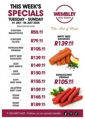 The Wembley Meat Market catalogue (valid until 6-07)