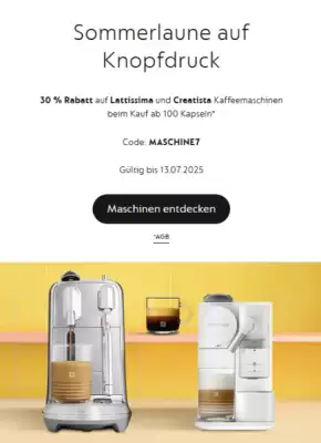 Nespresso Flugblatt (gültig bis 13-07)