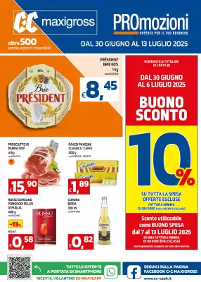 Volantino C+C maxigross (valido fino al 13-07)