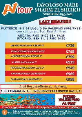 Volantino Av Tour (valido fino al 9-07)