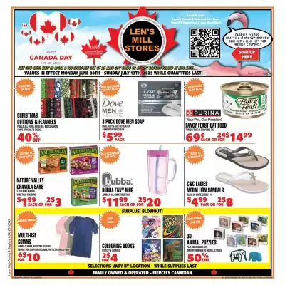 Len's Mill Stores flyer (valid until 14-07)