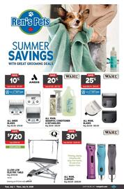 Rens Pets Depot flyer Page 1