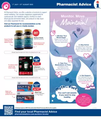 Pharmacist Advice catalogue (valid until 31-08)