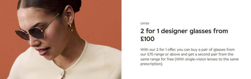 Specsavers leaflet Page 1