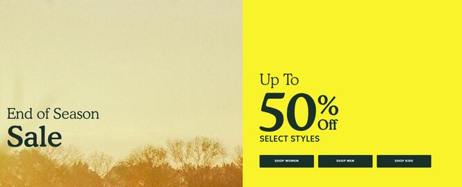 Roots Canada flyer Page 1