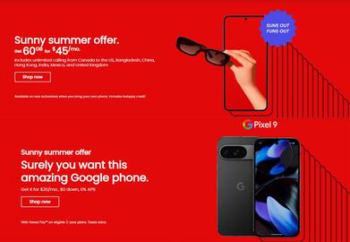 Virgin Mobile flyer Page 1