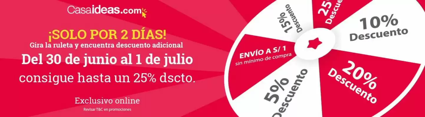 Catálogo Casaideas (válido hasta 1-07)