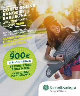Volantino Banco di Sardegna (valido fino al 31-07)
