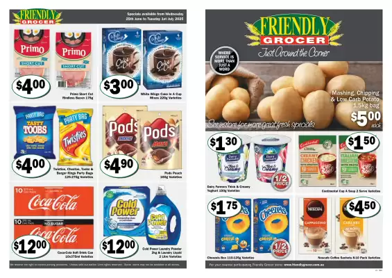 Friendly Grocer catalogue (valid until 1-07)