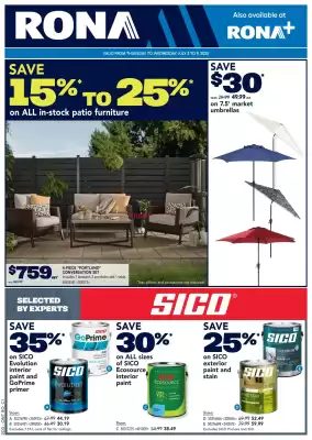 RONA flyer (valid until 9-07)