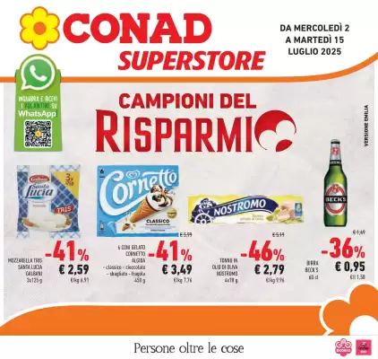 Volantino Conad Superstore (valido fino al 15-07)