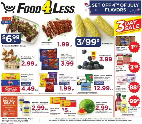 Food 4 Less Weekly Ad (valid until 8-07)