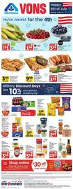 Vons Weekly Ad week 27 Page 1