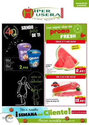 Folleto Hiper Usera (válido hasta el 19-07)