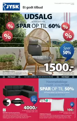 JYSK tilbudsavis (gælder indtil 17-07)