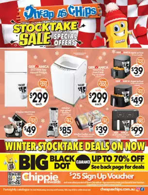 Cheap as Chips catalogue (valid until 15-07)