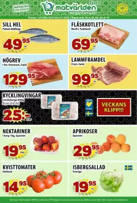 Matvärlden Tensta reklamblad