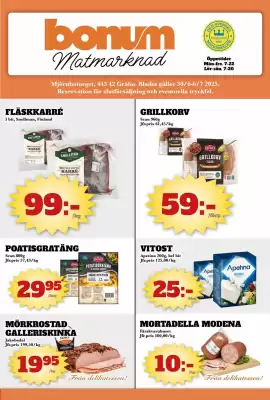 Bonum Matmarknad reklamblad