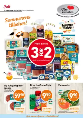 Nærbutikken Kundeavis (gyldig til 31-07)