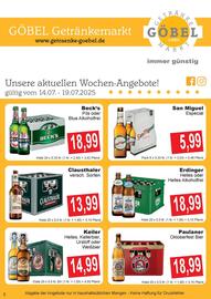 Getränke Göbel Prospekt woche 29 Seite 1