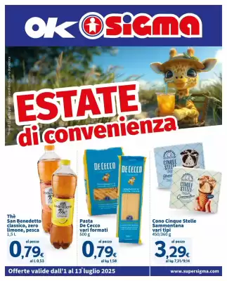 Volantino Ok Sigma (valido fino al 13-07)