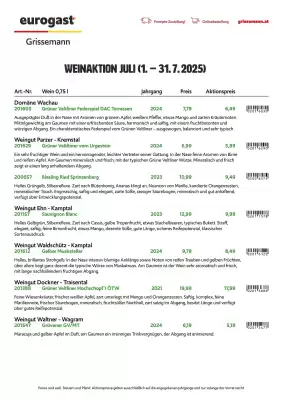 Eurogast Grissemann Flugblatt (gültig bis 31-07)
