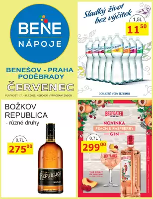 BENE Nápoje leták