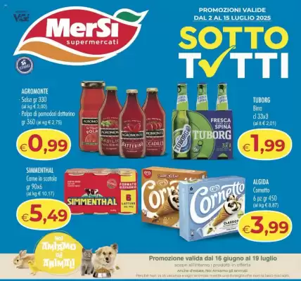 Volantino MerSi Supermercati (valido fino al 15-07)