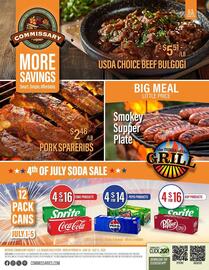 Commissary Weekly Ad Page 1