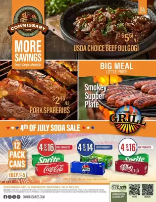 Commissary Weekly Ad (valid until 13-07)