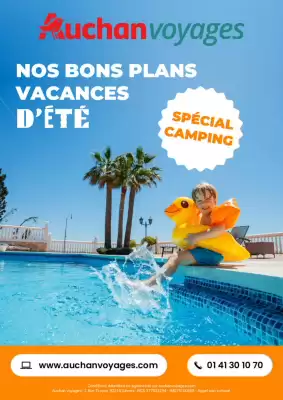 Catalogue Auchan Voyages (valable jusqu'au 31-07)