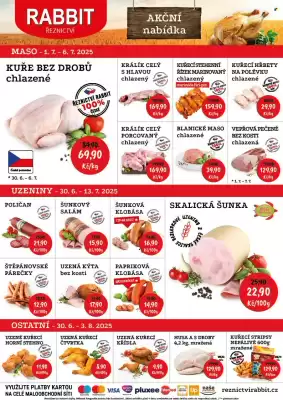 RABBIT řeznictví leták