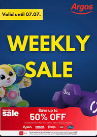 Argos leaflet week 27 Page 1