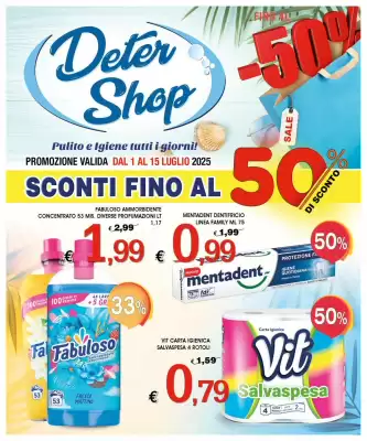 Volantino Deter Shop (valido fino al 15-07)