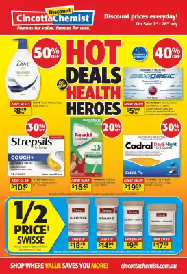 Cincotta Chemist catalogue (valid until 28-07)