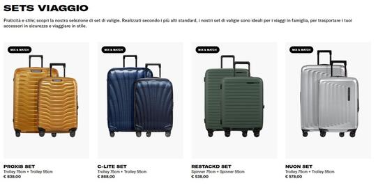 Volantino Samsonite Pagina 1