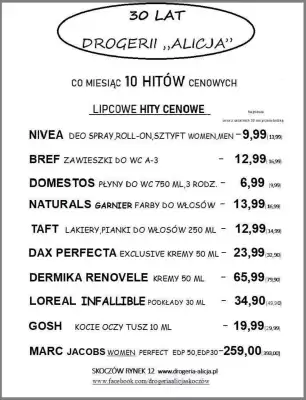 Drogeria alicja gazetka (ważność do 31-07)