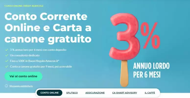 Volantino Crédit Agricole (valido fino al 7-10)